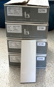 3 New and 1 Partial Box of Lunada Baytile White Tiles