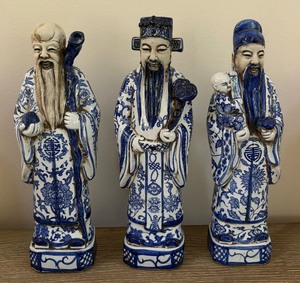 Asian Three Wiseman Figurines