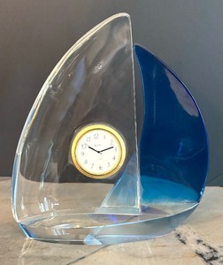 Bulova Sailboat Figurine Clock