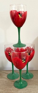 Pretty Stemware with Butterfly Accents