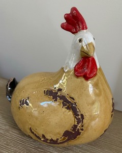 Charming Chicken Decorative Figurine