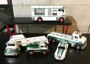 Hess Model Trucks and Car
