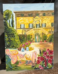 Campaign Florentine Original Painting French Painting