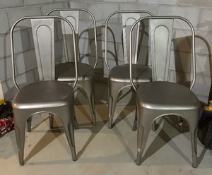 Four Fabulous Metal Chairs