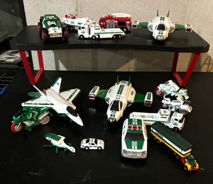 15 Hess Cars, Trucks, Helicopter and More