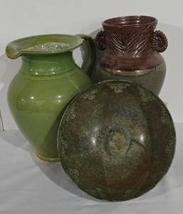 Earthy Decorative Vessel Grouping