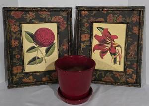 Richly Hued Art & Decor