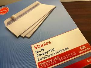 EasyClose #10 Envelopes