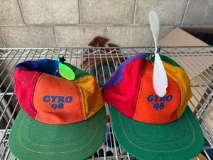 lot 45 image: Pair of Vintage Colorful Propellor Baseball Caps