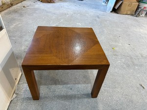 lot 31 image: Lane Side Table - Diamond Pattern