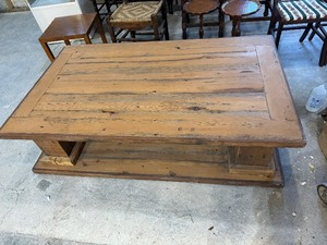 lot 26 image: Oversized Wooden Table