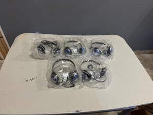 lot 93 image: Five New In Package Headsets