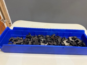 lot 97 image: Bin of 60 38 Clamps