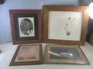 (C-1) Assorted Framed Wall Decor...