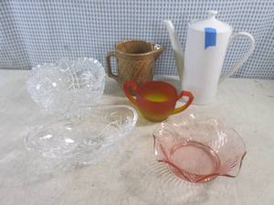 (D-3) Assorted Crystal, Glass, Ston...