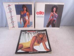 (EC1) 3 Vintage Swimsuit Calendars ...