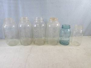 (D-3) Vintage Ball Mason Jars and 1...