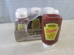 (B-1) 6 Bottles of Heinz Habanero T...