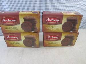 (B-2) 4 Boxes of Archway Chocolate ...