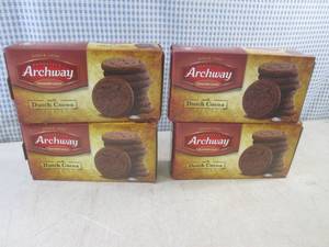 (B-2) 4 Boxes of Archway Chocolate ...