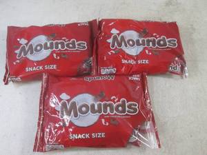 (B-2) 3 Bags of Snack SIze Mounds C...