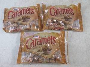 (B-3) 3 Bags of Caramels 11oz Past ...
