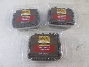 (B-3) 3 Containers of Dark Chocolat...