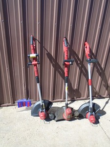 Qty of 3 Craftsman 110 volt trimmeredger. As shown.