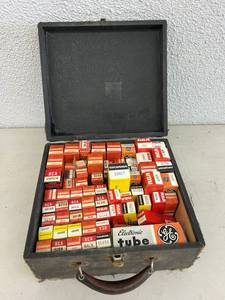 Storage Case Full of Electronic Tubes