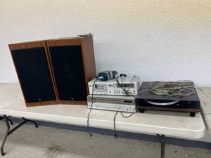 MCS Stereo, Quanta 400 Record Player & MCS Speakers