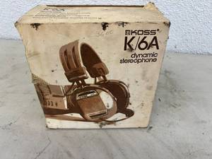 Koss K6A Stereophone NOS