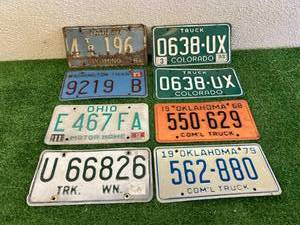 Truck & Trailer License Plates