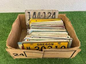 Box of License Plates