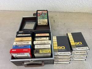 8 Track Tapes Including 8 Sealed Blank Tapes