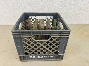 Cass Clay Creamery Tote Full of Glass Soda Bottles
