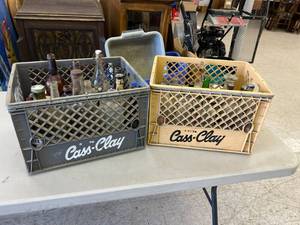Cass-Clay Dairy Totes with Glass Bottles, Soda Bottles & Dairy Bottles