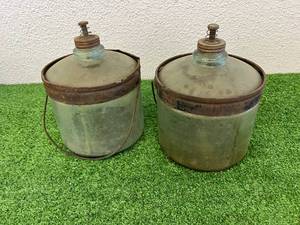 Antique Kerosene Oil Glass Jars with Spring Caps
