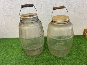 Large Glass Jars with Handles