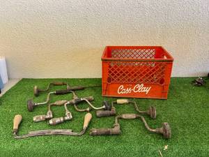 Dairy Tote & Vintage Hand Tools