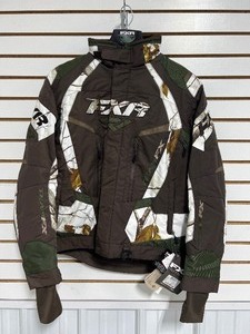 lot 39 image: FXR MENS TEAM FX JACKET BROWNSNOW CAMO SIZE M