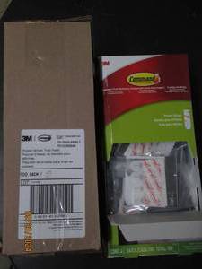 lot 6 image: case of 3m command poster strips 10...