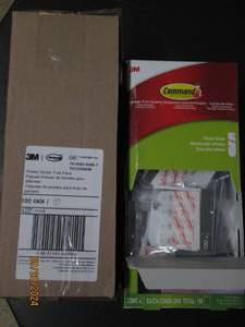 lot 7 image: case of 3m command poster strips 10...