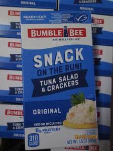 lot 13 image: case of 12 bumble bees tuna salad a...