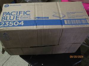 lot 15 image: case of pacific blue 1-ply single f...