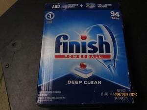 lot 43 image: box of finish powerball deep clean ...