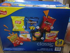 lot 66 image: package of 541oz bags frito lay cl...