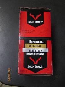 lot 91 image: package of jack links original beef...