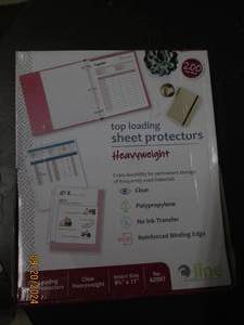lot 122 image: package of 200 top loading sheet pr...