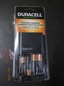lot 126 image: duracell rechargable premium charge...