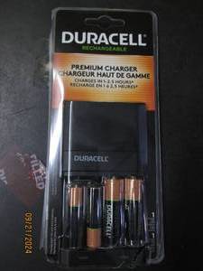 lot 127 image: duracell rechargable premium charge...